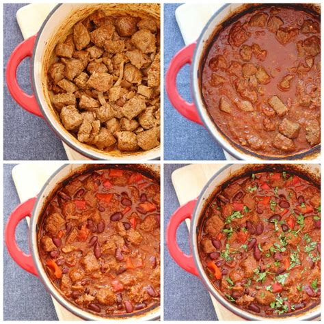 Slow Cooked Chunky Beef Chilli - Easy Peasy Foodie
