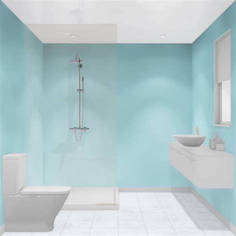 Blue Bathroom Wall Panels Blue Bathroom Walls Waterproof Bathroom