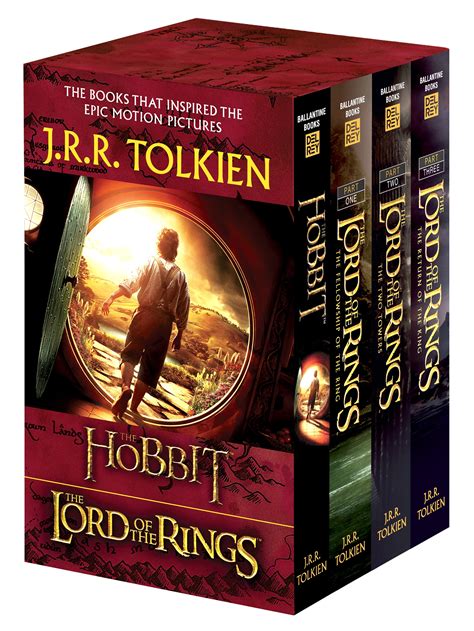 Jrr Tolkien 4 Book Boxed Set The Hobbit And The Lord Of The Rings