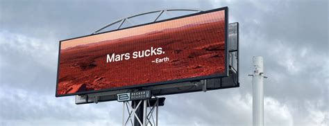 Une Agence Trolle Elon Musk Avec Sa Campagne Mars Sucks