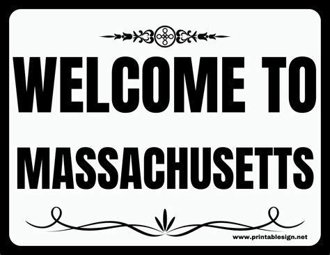 Welcome To Massachusetts Sign Pdf Free Download