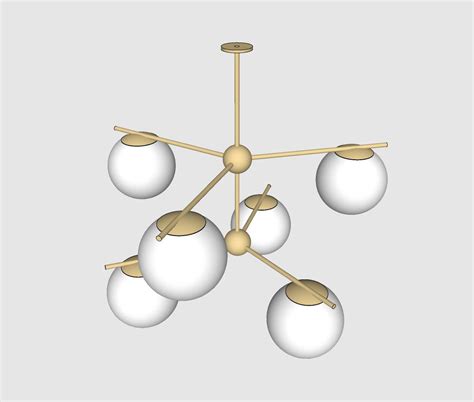 Sphere And Stem Ceiling Light Ceiling Lights Contemporary Ceiling