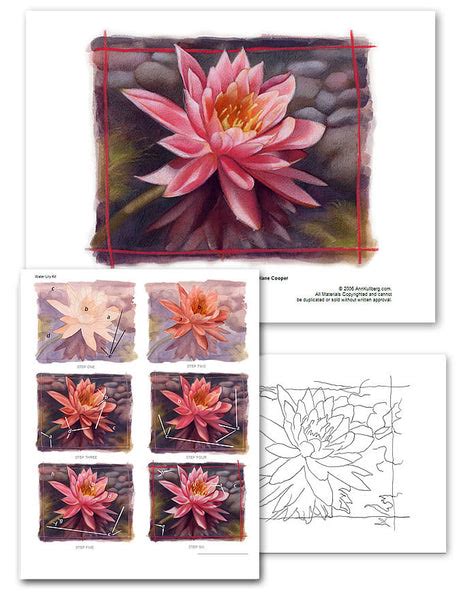 Waterlily Colored Pencil Project Kit