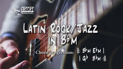 Latin Rock Jazz Fusion Backing Track In Bbm Youtube