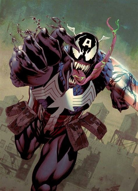 Captain Venom Marvel Comic Books Superhero Comic Marvel Dc Comics
