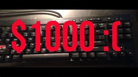 I Broke My 1000 Dollar Keyboard Rage Youtube