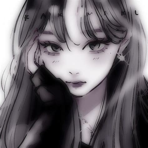 Dark Anime Girl Pfp