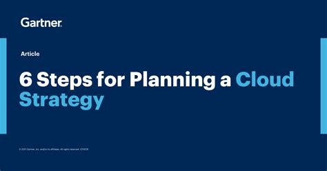 Planen Sie Eine Cloud Computing Strategie Gartner