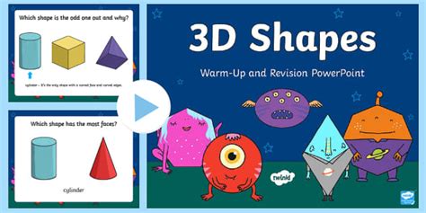 3d Shapes Warm Up And Revision Powerpoint Teacher Made