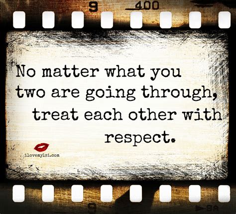 Treat each other with respect - I Love My LSI
