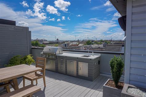 Rooftop Terrace And Outdoor Kitchen Denver Landscape Design Build