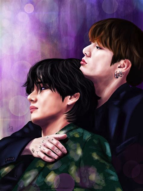 jungkook taehyung bts kookv fanart taekook fanart taekook porn sex picture