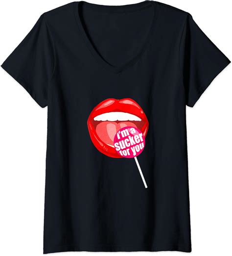 Womens Im A Sucker For You Shirt Candy Pop Fans Lollipop