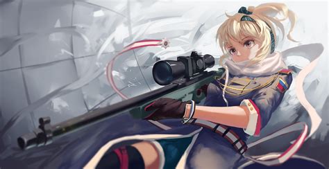 Anime Sniper Wallpaper 4k
