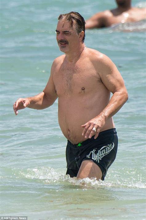 Chris Noth Goes Shirtless For Ocean Swim While On Holiday In Miami Daily Mail Online
