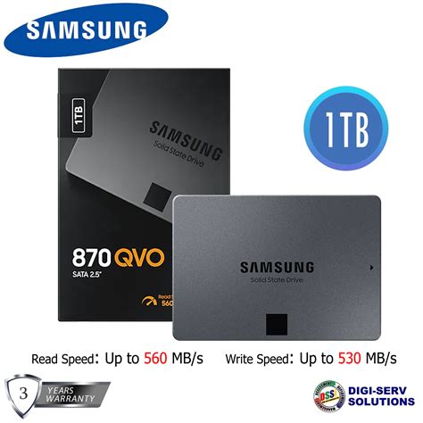 Samsung 870 QVO 1TB SATA III 2 5 Internal SSD MZ 77Q1T0 Up To 560 MB