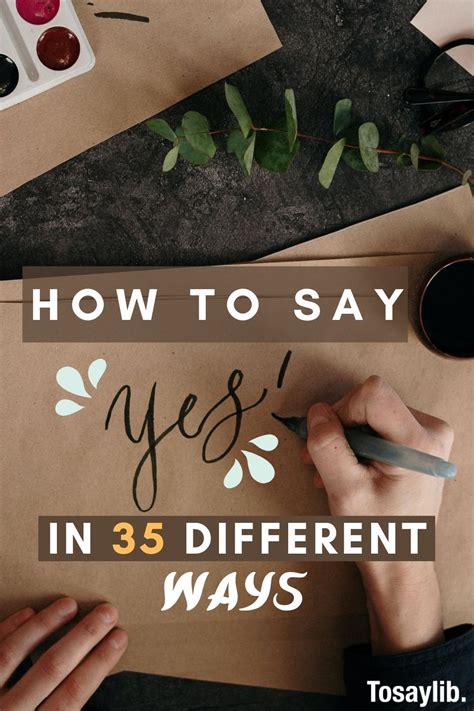How To Say Yes In 35 Different Ways Artofit