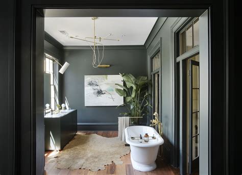 The walls and floor colors. 9 Modern Bathroom Ideas That Go Off the Beaten Path - Dwell