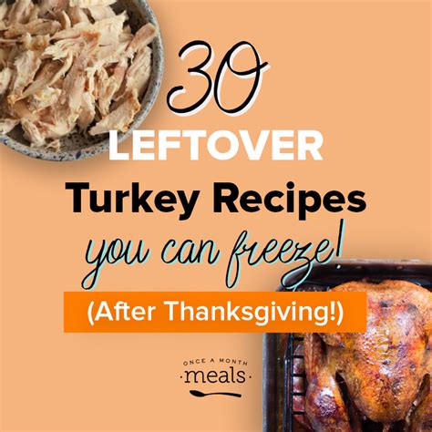 30 Leftover Turkey Recipes You Can Freeze After Thanksgiving Once A