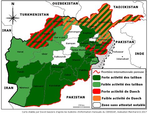 • european soil data centre : Carte. Les activités des Taliban et de Daech en ...