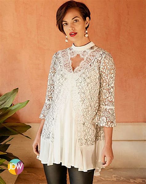 Look Stylish And Elegant This Season In This Gorgeous Lace Tunic Jd Williams Lace Tunic Yes