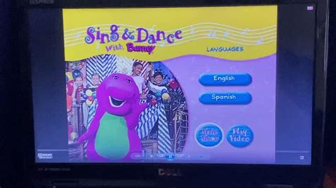 Sing And Dance With Barney 2004 Dvd Menu Walkthrough Youtube