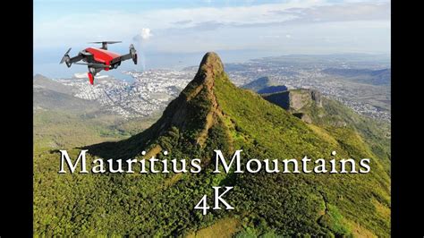 Mauritius Mountains From Drone 4k Youtube