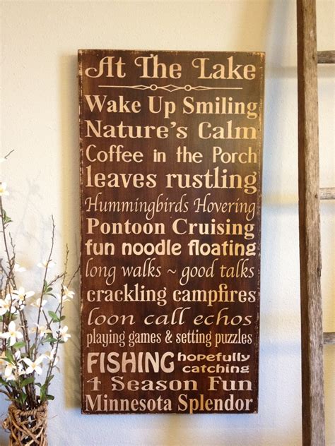 Extra Large At The Lake House You Can Customize Your Sayings