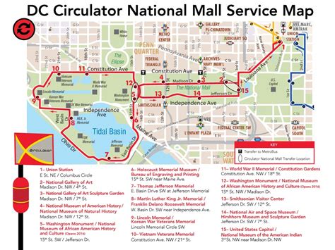 National Mall Walking Tour Map