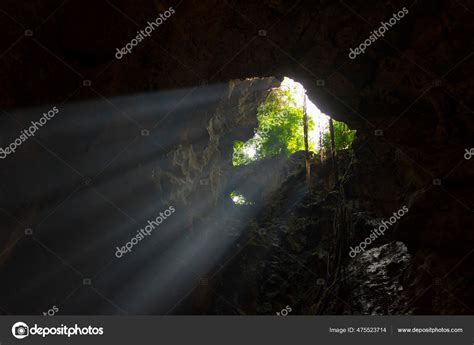 Amazing Light Shine Khao Luang Cave Phetchaburi Thailand Stock Photo By