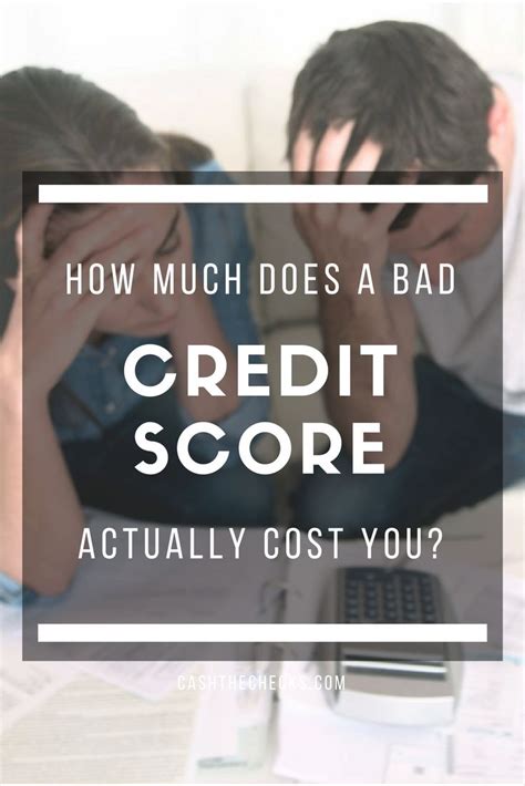 Each month, you need to pay at least this amount towards your outstanding balance. How Much Does A Bad Credit Score Cost You? | Credit score, Free credit score, Student loan ...