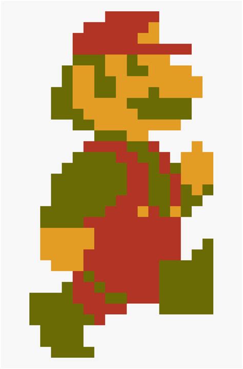 Super Mario Bros High Res Sprite By Mario 8 Bits Png Transparent Png