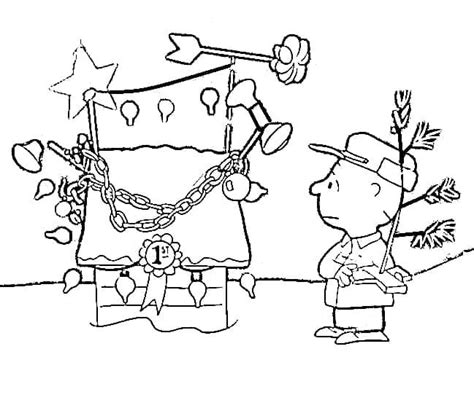 Dibujos De La Navidad De Charlie Brown Imprimible Para Colorear Para