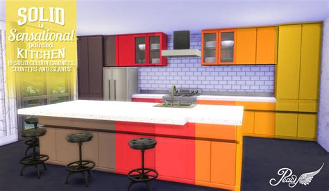 Simsational Designs Solid Is Sensational Painted Kitchen Kitchen