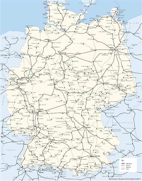 Mapas Da Rede Ferroviária Européia Ajuda De Rail Europe
