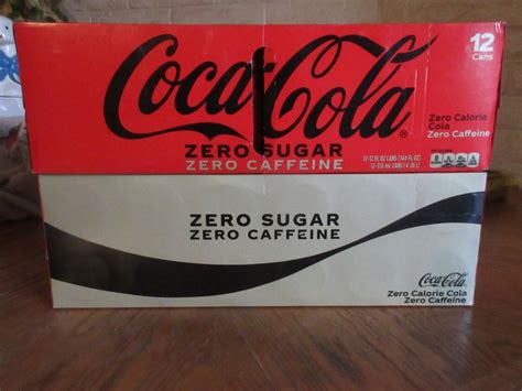 Coca Cola Zero Sugar Cherry Soda Pop 12 Fl Oz 12 Pack Cans H