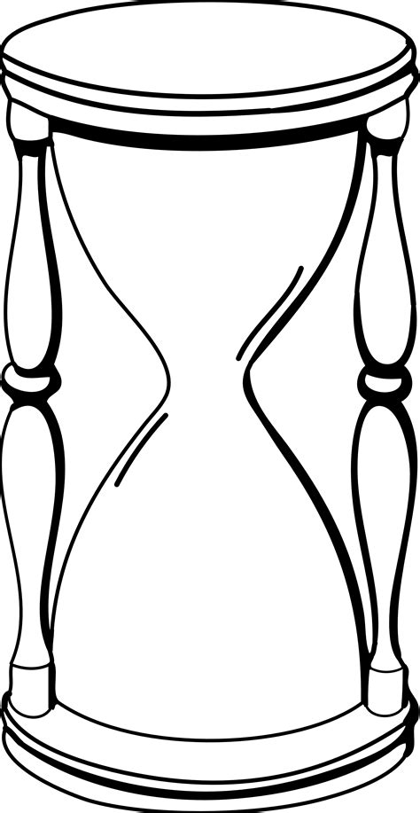Free Clipart Hourglass Tattoo Hourglass Drawing Clock Drawings