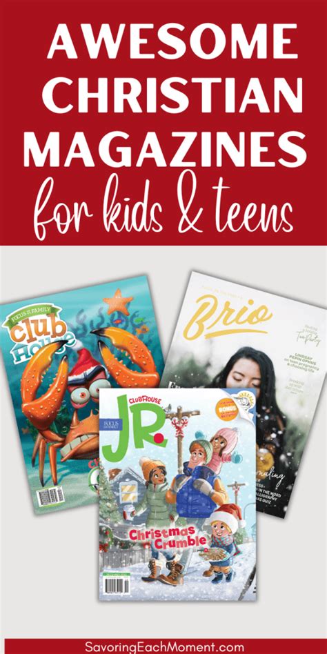 3 Exciting Christian Magazines For Kids Savoring Each Moment
