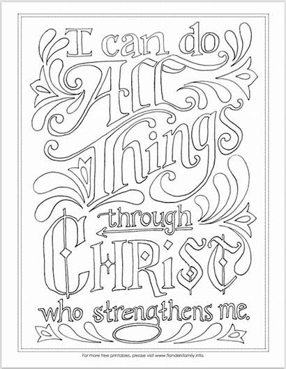 Coloring Things Pages Printable Philippians