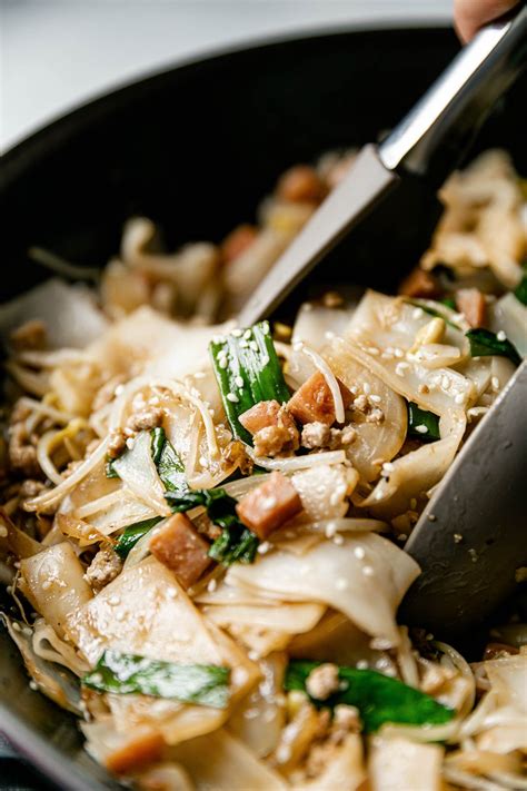 Hawaiian Style Pork Chow Fun Plays Well With Butter