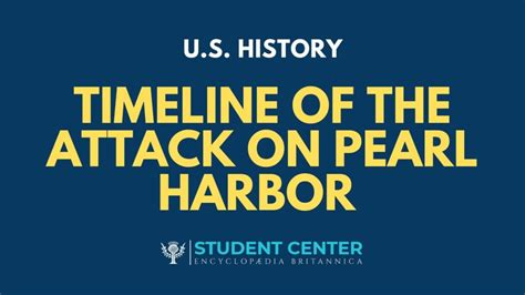 Timeline Facts And Stats Of The Attack On Pearl Harbor Student