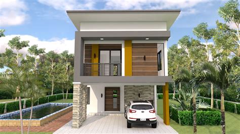 Although comprised of less square footage, small house plans continue to need space for automobiles and other family owned necessities; Two Storey House Plan With 3 Bedrooms And 2-Car Garage - Engineering Discoveries