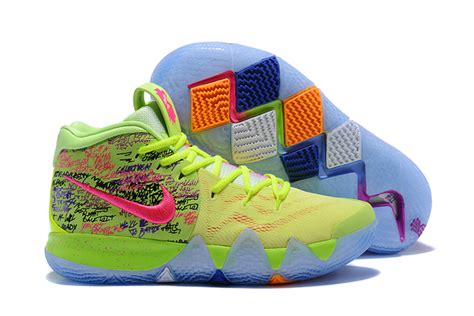 Men S Nike Kyrie 4 Confetti Multi Color Basketball Shoes 943806 900