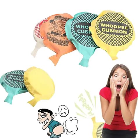 new self inflating whoopee cushion bag cushion fart sound poo bag whoopee gag t funny toy