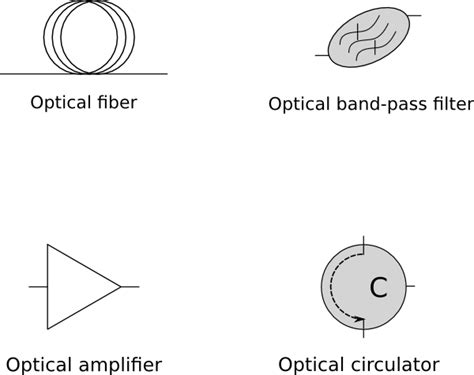 Electronic Fiber Optic Elements Clip Art At Vector Clip Art