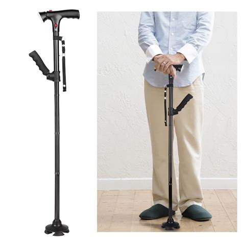 Multi Functional Foldable Led Walking Cane