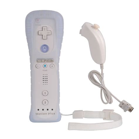 Luxmo 2in1 Built In Motion Plus Remote Controller Nunchuck Set Fo Wii