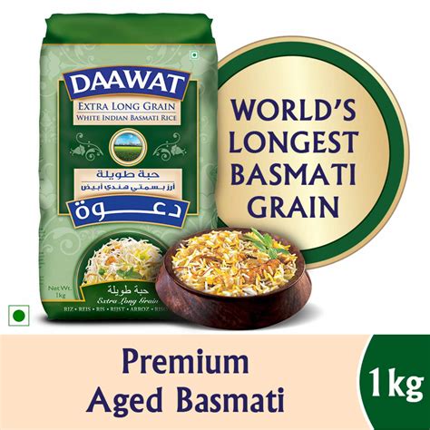 Buy Daawat Long Grain Biryani Basmati Rice 1kg Online Shop Food