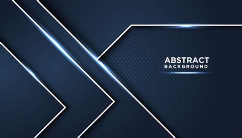 Dark Blue Abstract Background With Geometric Glowing Layers 833540