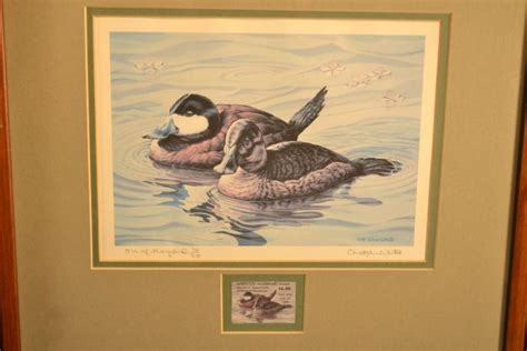 Sold Price Six Framed Federal Duck Stamp Prints June 6 0117 1100